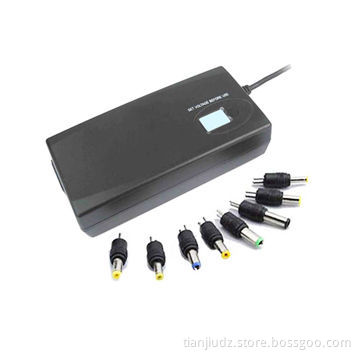 90W Manual LCD USB Universal Battery Charger with 110 to 240V, 50/60Hz Input Voltage